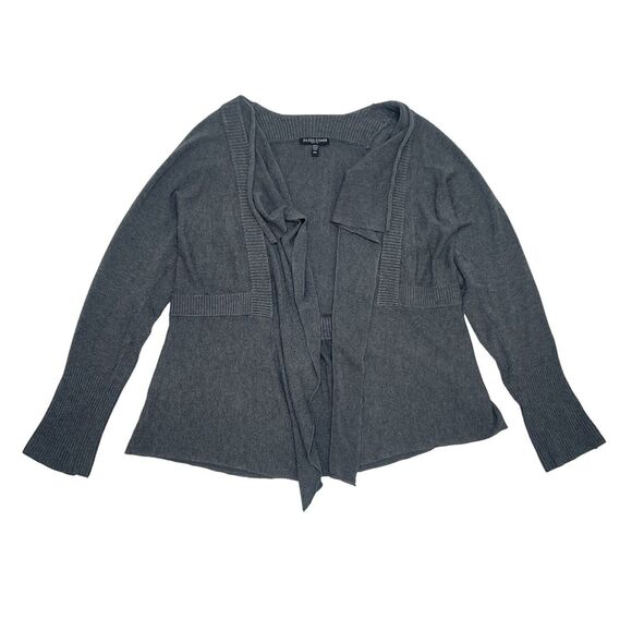 Eileen Fisher Sweater‎ Medium Petite Gray Cardigan Open Front Viscose Flowy - Picture 1 of 9
